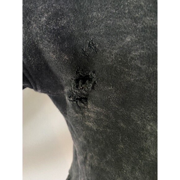 Joe's Jeans Womens Distressed Washed Sweatshirt Size XS Gray Grunge Indie Sleaze - Picture 8 of 12